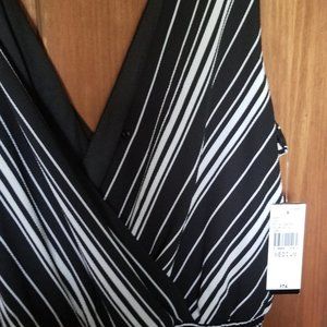 ALYX   Women's Black and white striped jumpsuit  - Brand New
